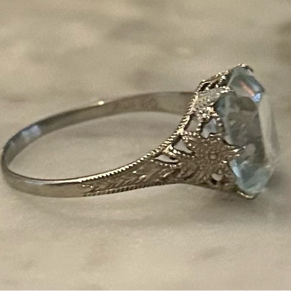 Antique Otsby and Barton 10k Ring - Picture 11 of 14